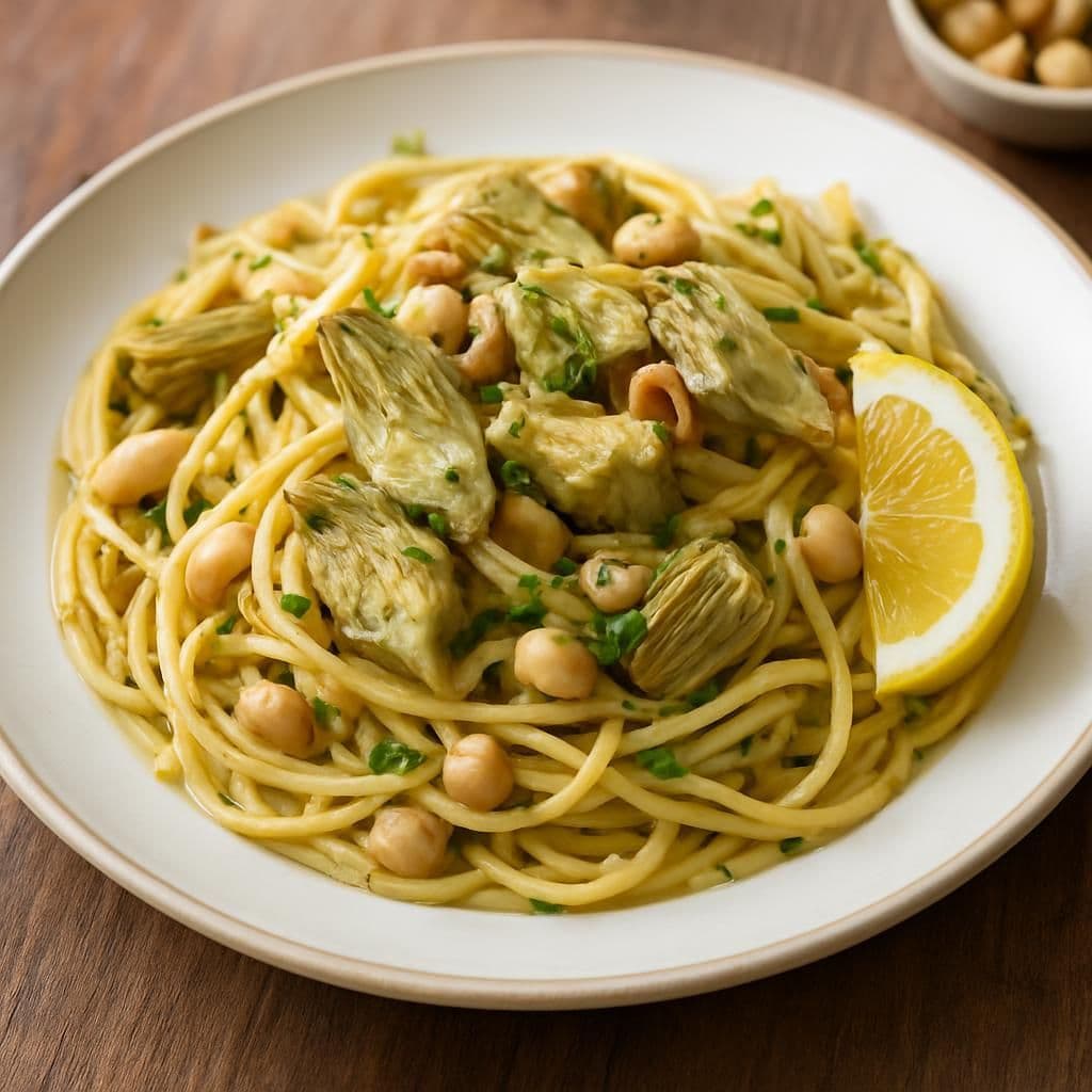 Pasta con i carciofi