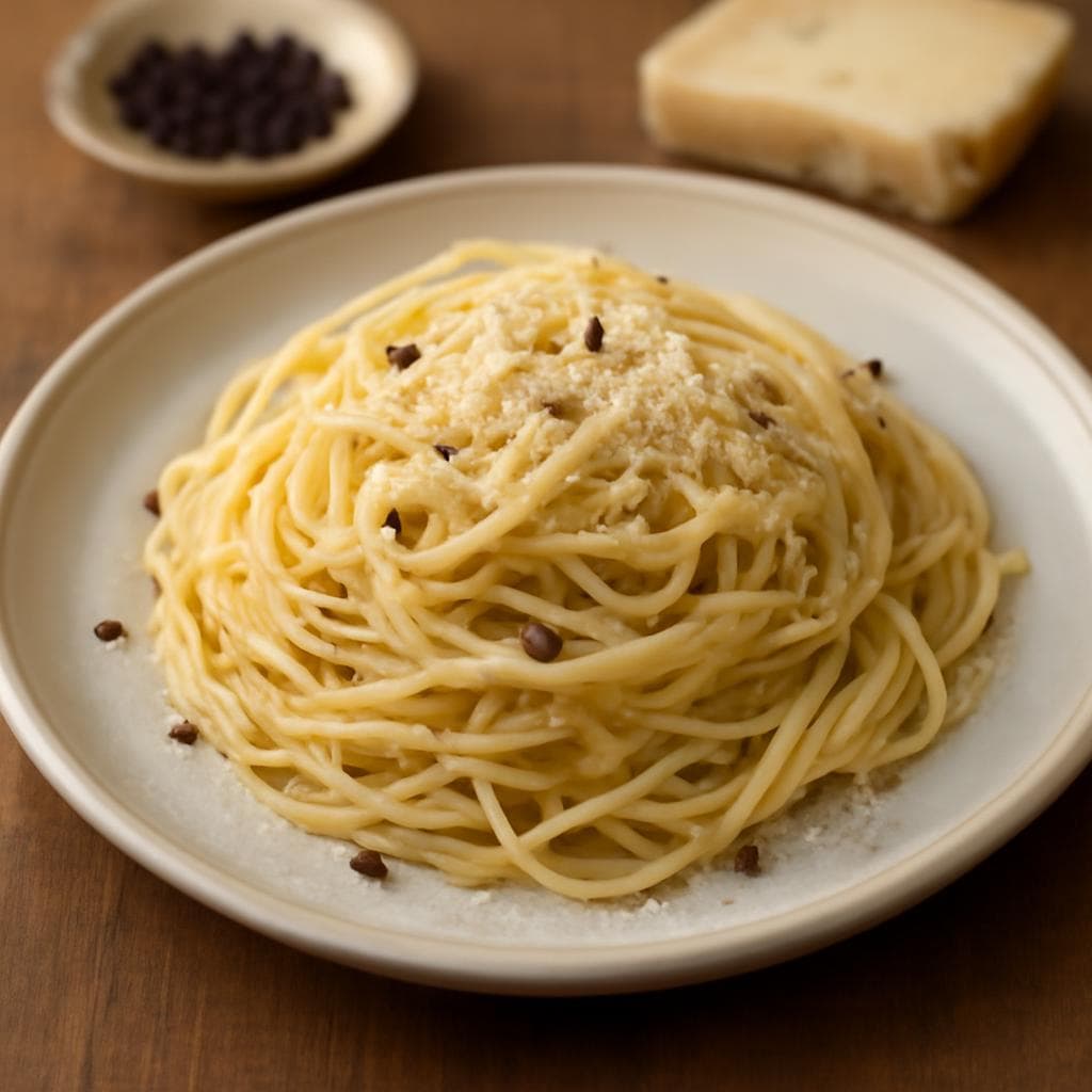 Spaghetti Cacio e Pepe — ricetta italiana fatta in casa