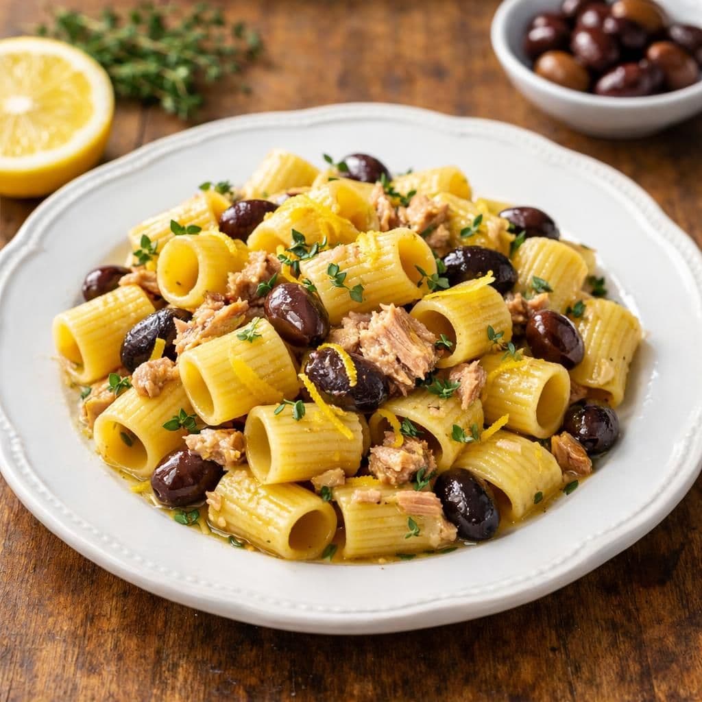 Mezze maniche al tonno
