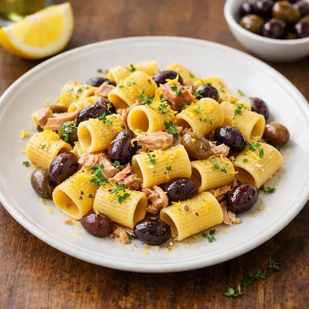 Mezze maniche al tonno