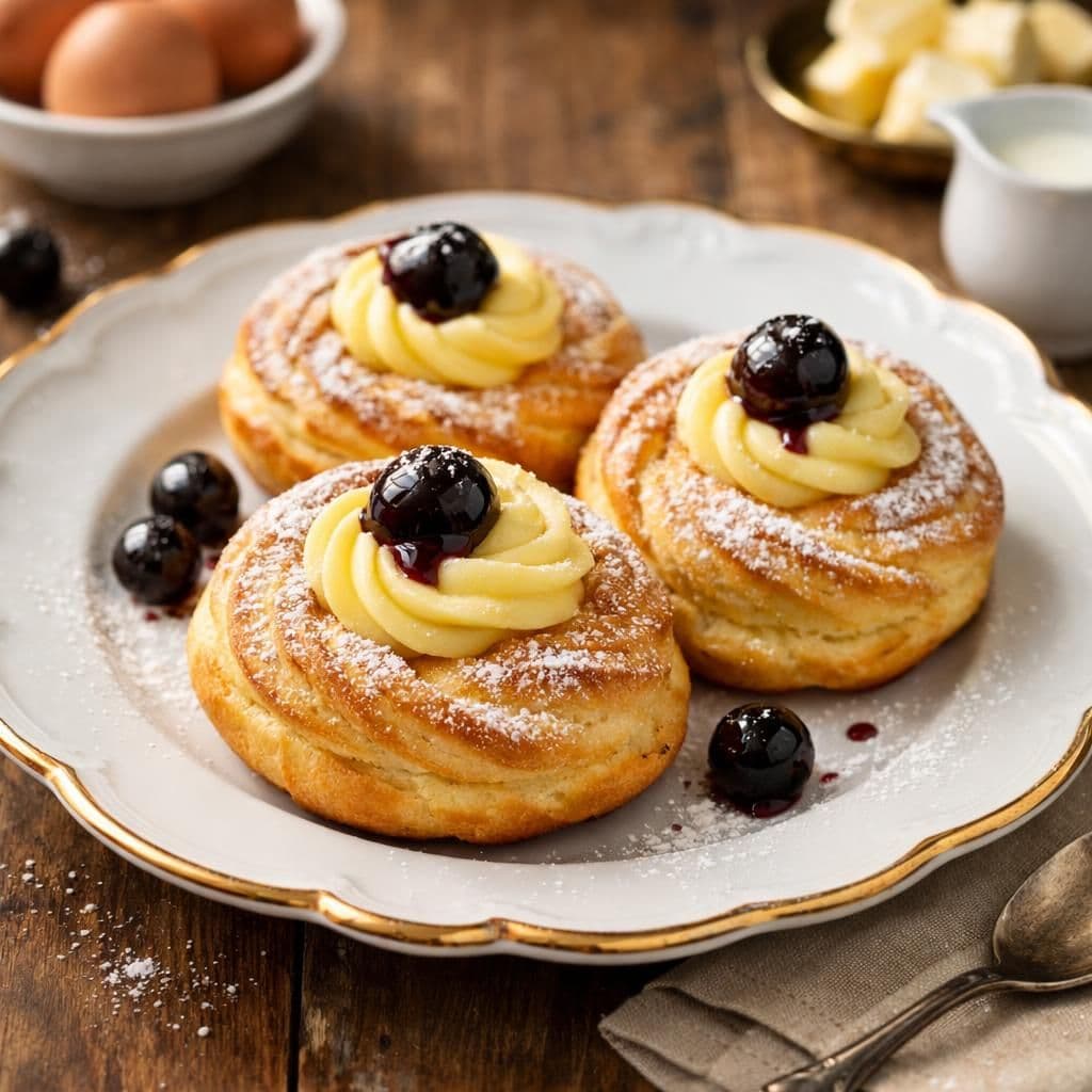 Zeppole di San Giuseppe al forno