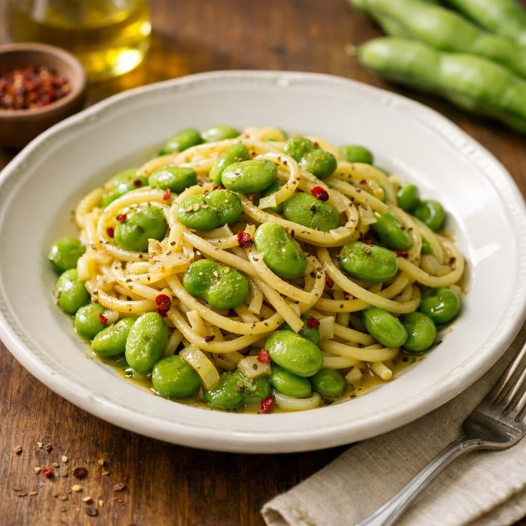 Pasta con fave