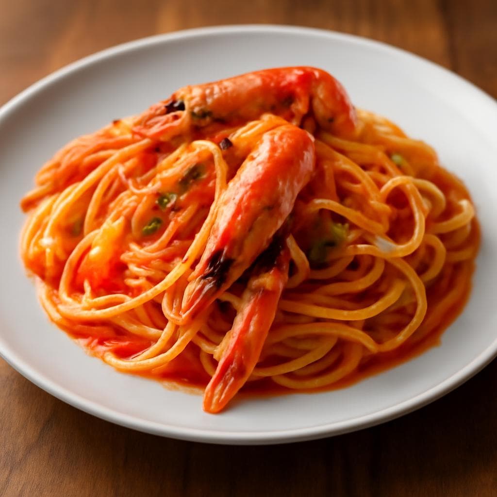 Pasta con gli scampi — ricetta italiana fatta in casa