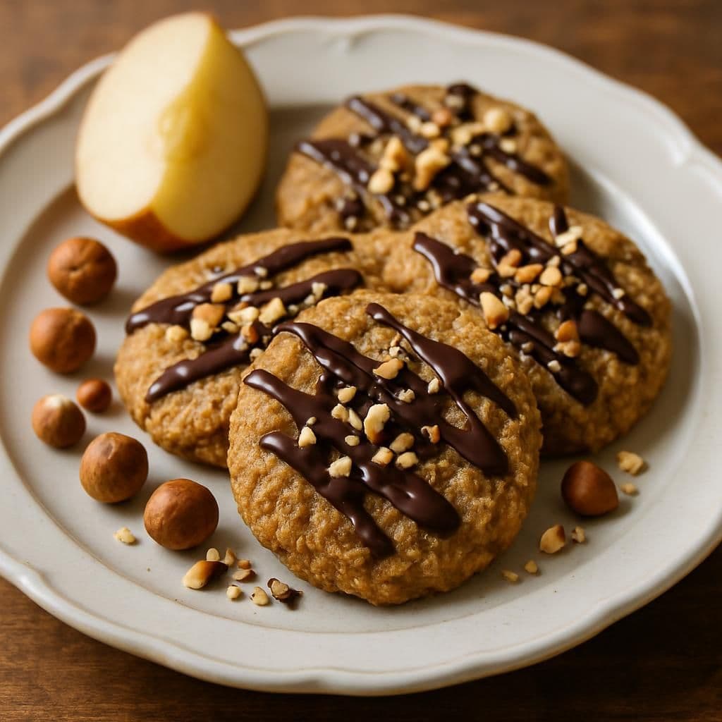 Biscotti nocciole e mela