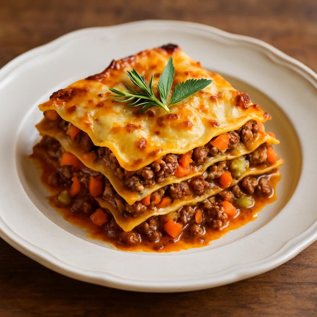 Lasagne carne e verdure — ricetta italiana fatta in casa