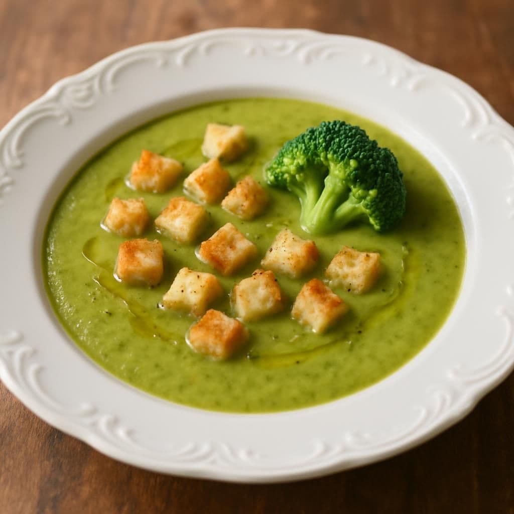 Vellutata di broccoli — ricetta italiana fatta in casa