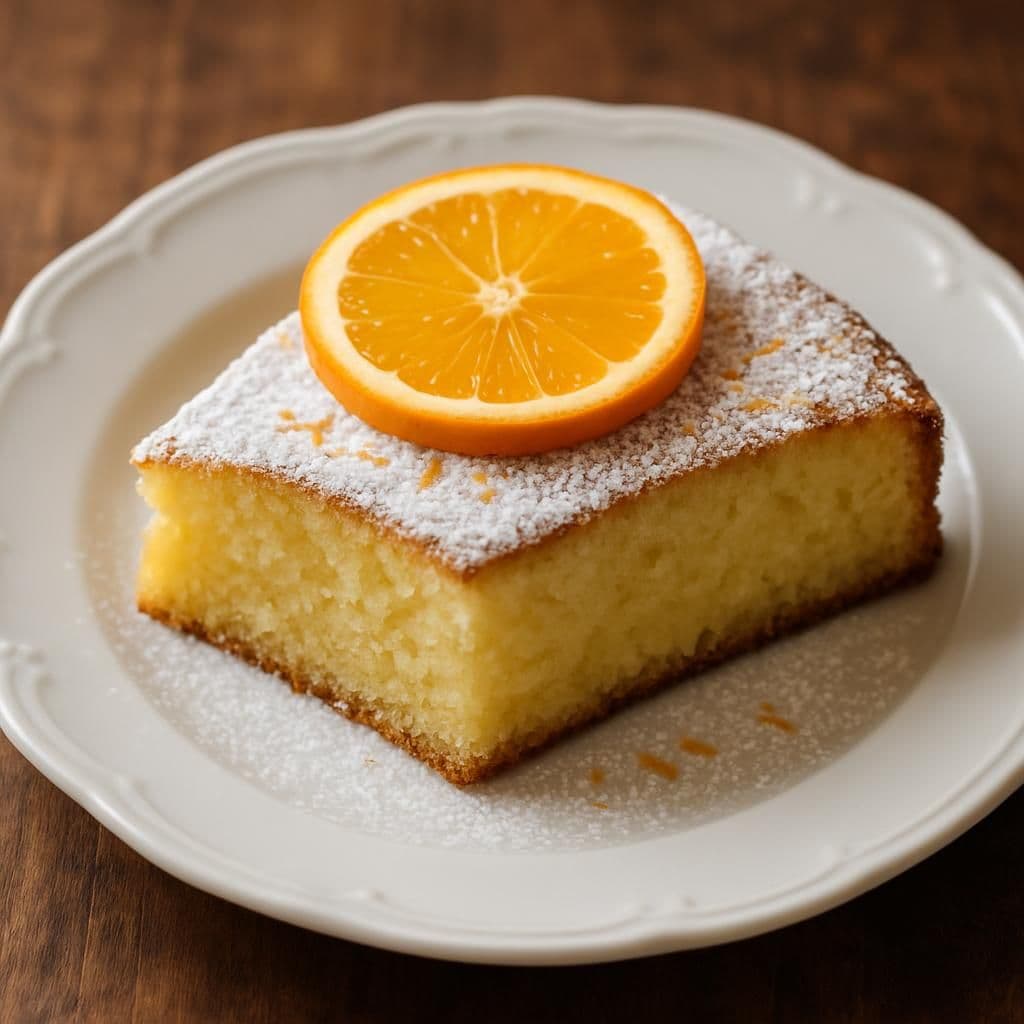 Torta all'arancia senza uova