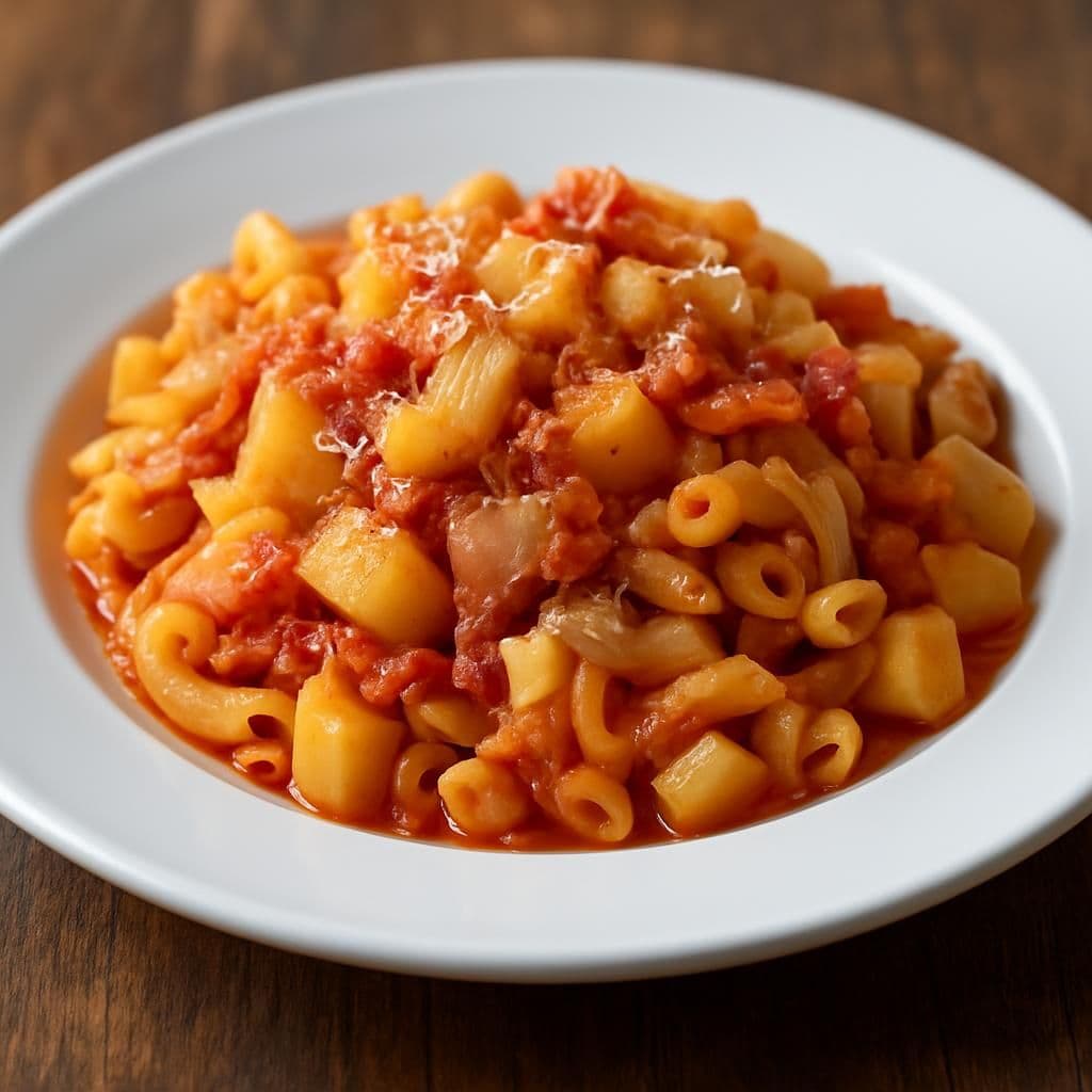 Pasta e patate — ricetta italiana fatta in casa
