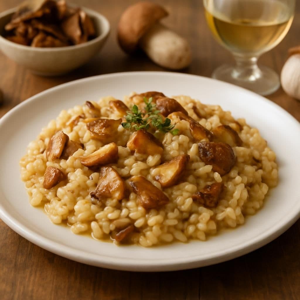 Risotto ai funghi porcini