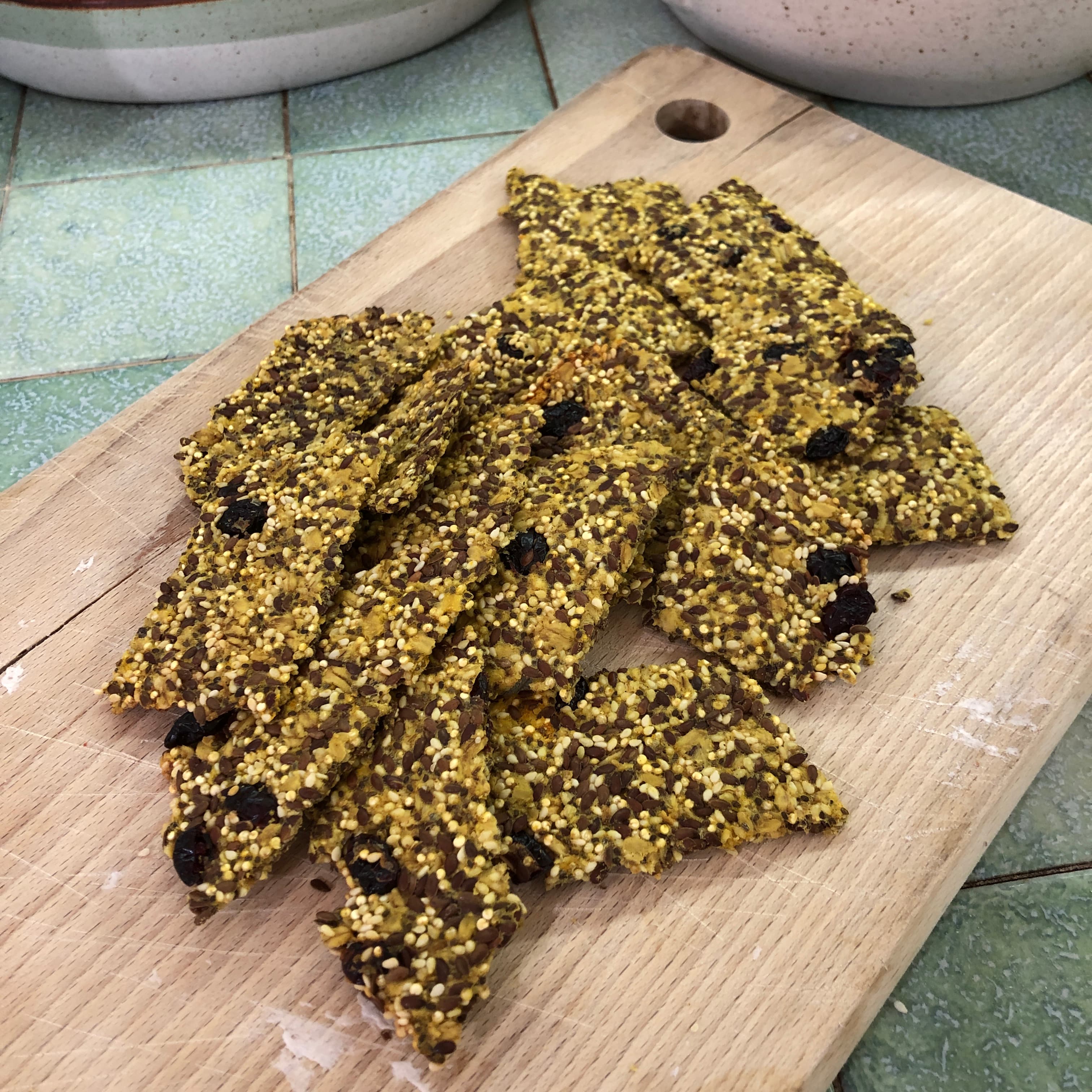 Crackers di semi — ricetta italiana fatta in casa
