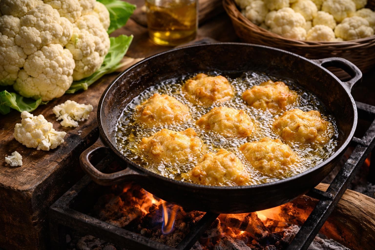 Illustrazione storica: Frittelle di cavolfiore